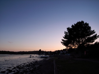 Devoran Quay at Sunset looking North West