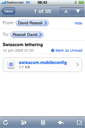 Load .mobileconfig file from mail