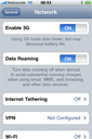 Go to the Preference > Network pane